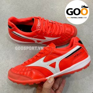Mizuno Morelia Pro TF đỏ sọc trắng