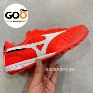 Mizuno Morelia Pro TF đỏ sọc trắng