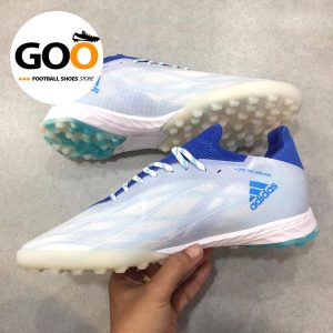 Adidas X Speedflow 1 TF trắng xanh dương