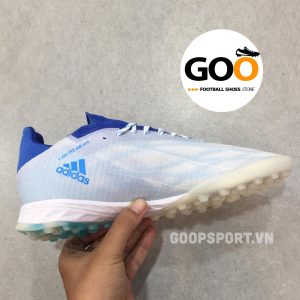 Adidas X Speedflow 1 TF trắng xanh dương