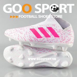Adidas Nemeziz 18+ FG trắng hồng