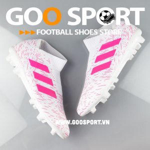 Adidas Nemeziz 18+ FG trắng hồng