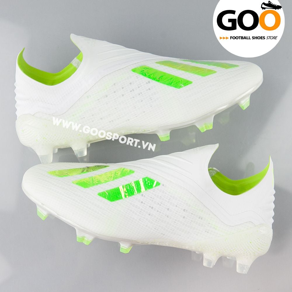 Adidas X 19+ FG trắng - Giày đá bóng sân cỏ tự nhiên