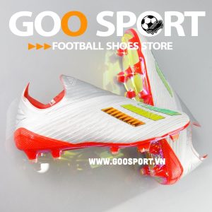 Adidas X 19+ FG xám đỏ - Giày đá bóng sân cỏ tự nhiên