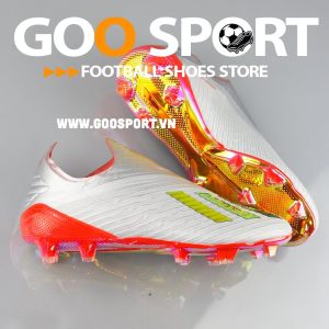 Adidas X 19+ FG xám đỏ - Giày đá bóng sân cỏ tự nhiên