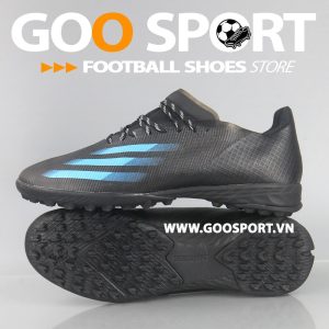 Adidas X Ghosted.1 TF đen xanh