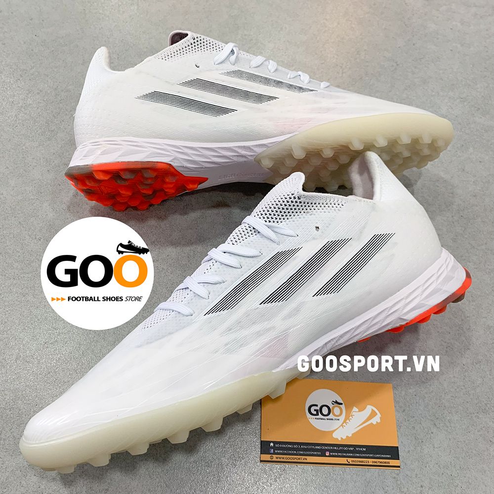 Adidas X Speedflow 1 TF trắng cam
