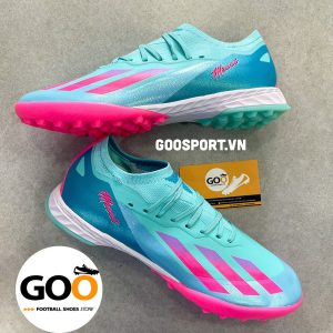 Adidas X Superfast 1 TF xanh ngọc sọc hồng