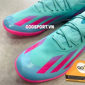 Adidas X Superfast 1 TF xanh ngọc sọc hồng