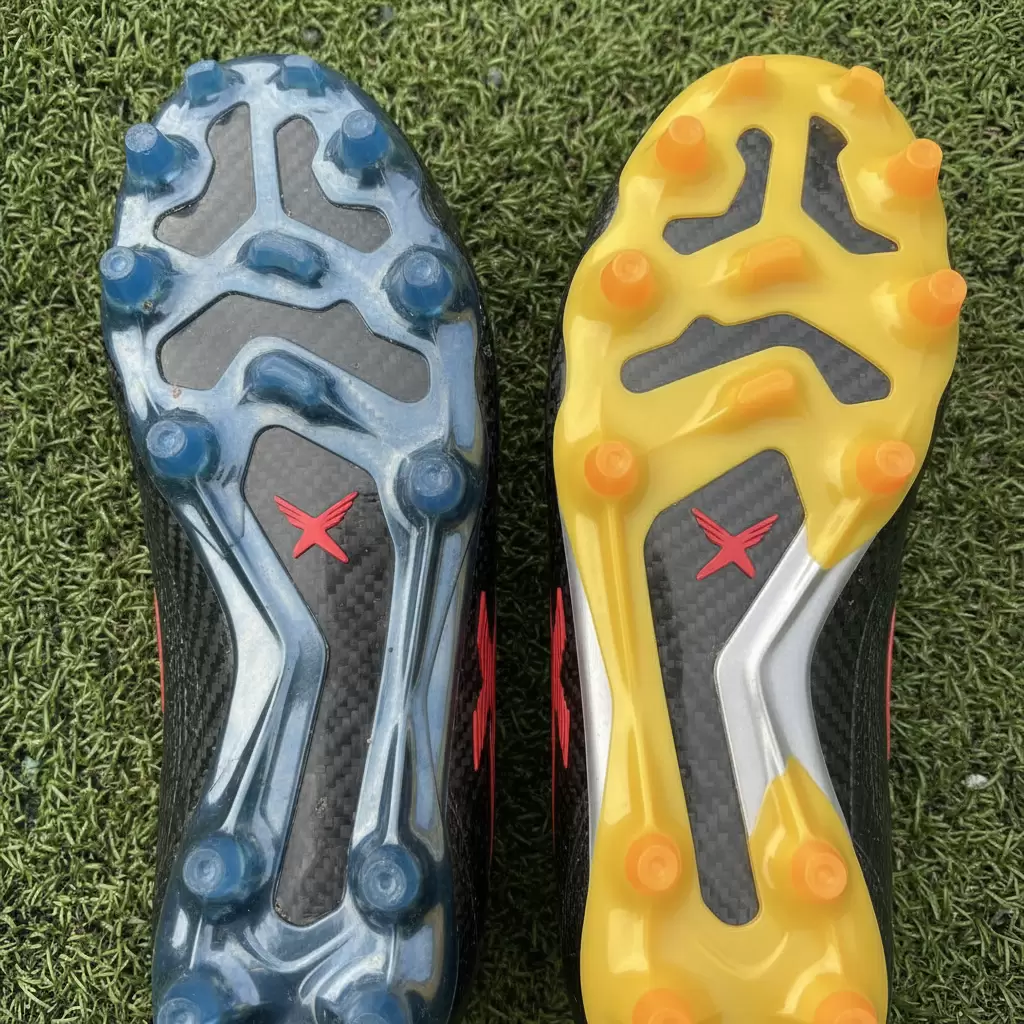 Đế FG và AG được thiết kế cho các loại sân cỏ có độ lún khác nhau