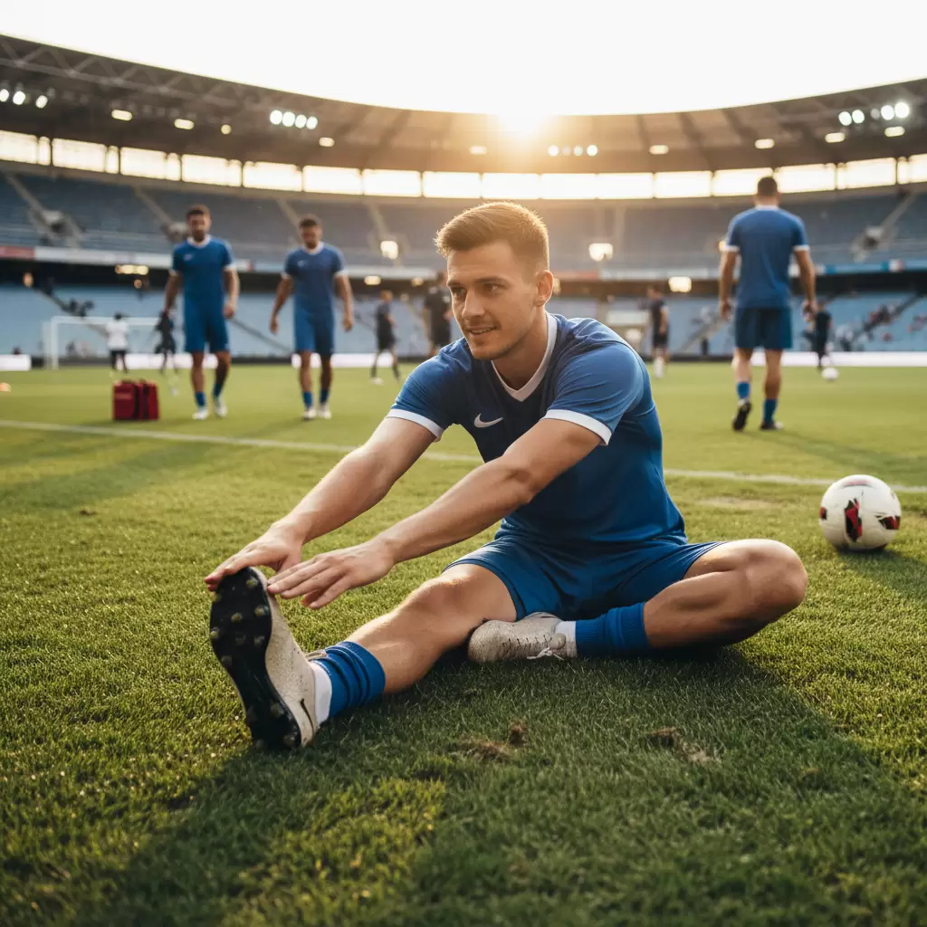 Thực hiện giãn cơ đúng cách sau trận đấu là chìa khóa để phục hồi thể lực nhanh chóng