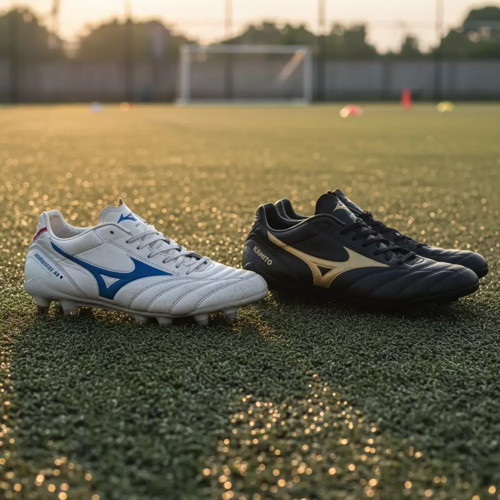 Mizuno và Kamito là những thương hiệu hàng đầu cho người có form chân bè