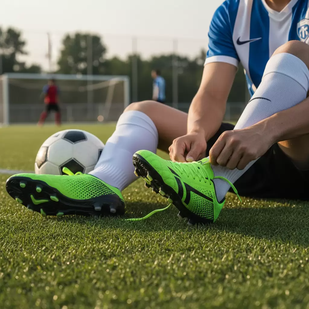 Sử dụng giày đá bóng mới thường gây ra cảm giác đau nhức khó chịu trong những lần đầu