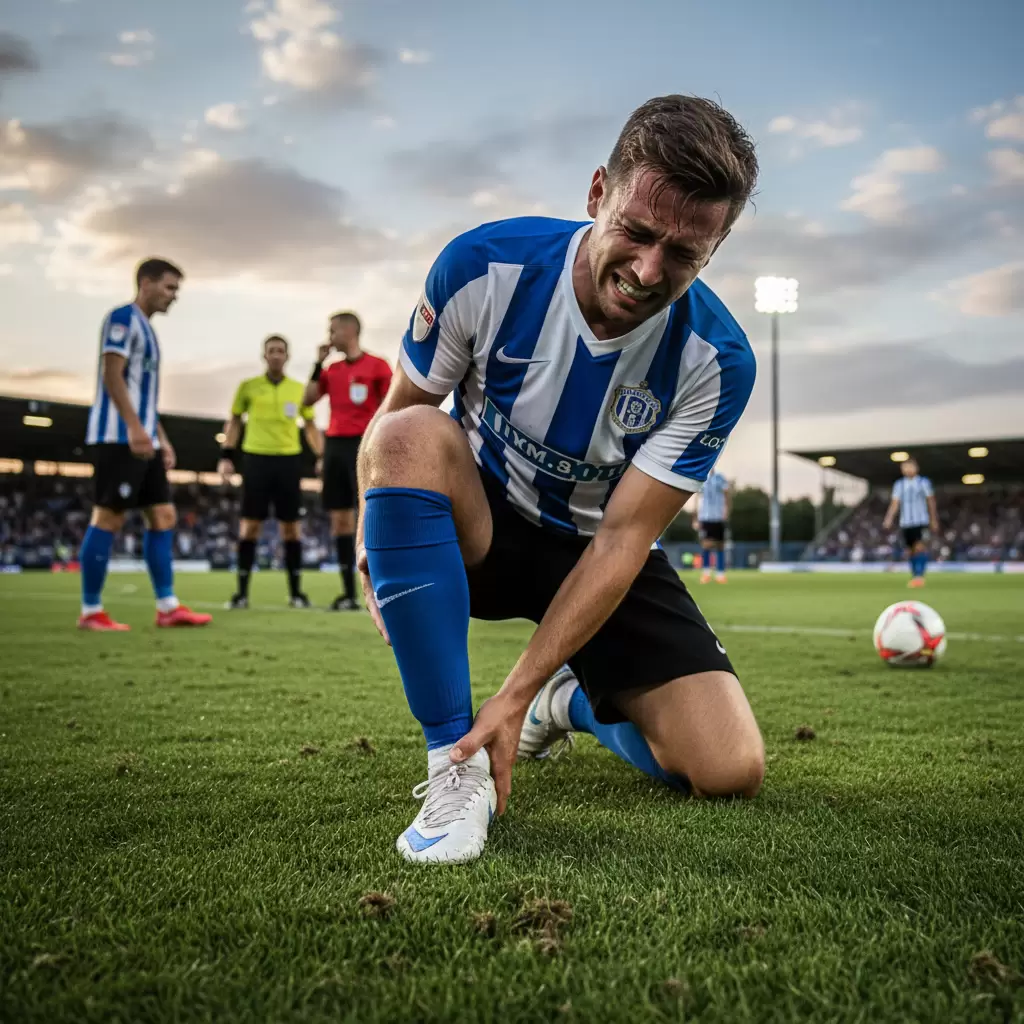 Tình trạng đau gót chân ảnh hưởng trực tiếp đến hiệu suất thi đấu và tâm lý cầu thủ