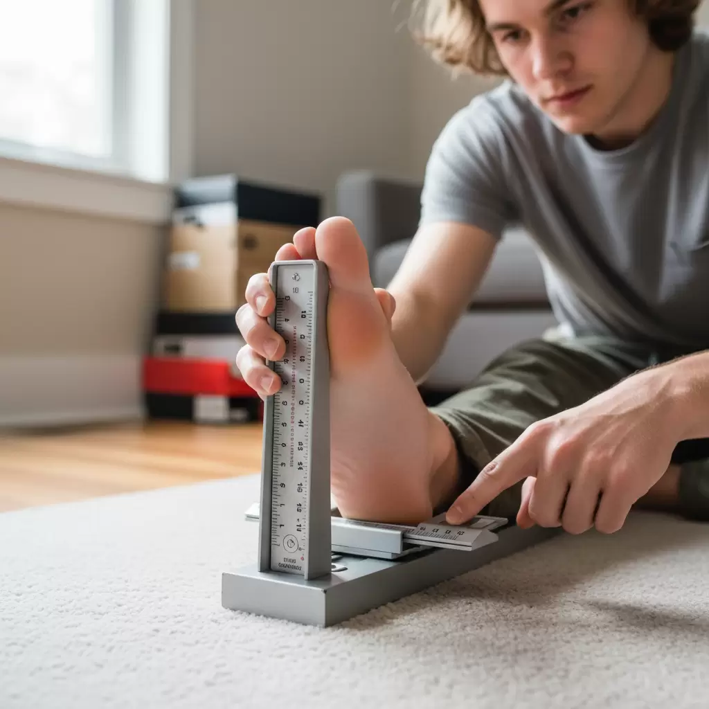 Đo size chân chuẩn xác là yếu tố tiên quyết để chọn được đôi giày phù hợp