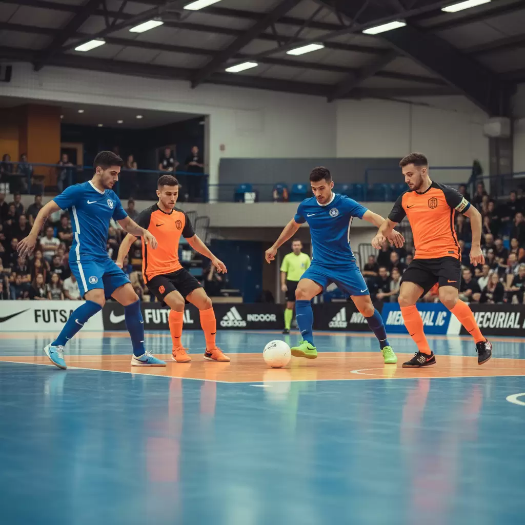 Giày đá bóng IC là trang bị không thể thiếu cho các trận đấu trên mặt sân trong nhà chuyên nghiệp