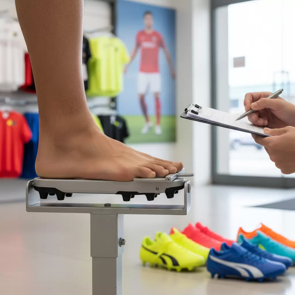 Việc đo kích thước chân chính xác giúp bạn lựa chọn được size giày IC vừa vặn nhất