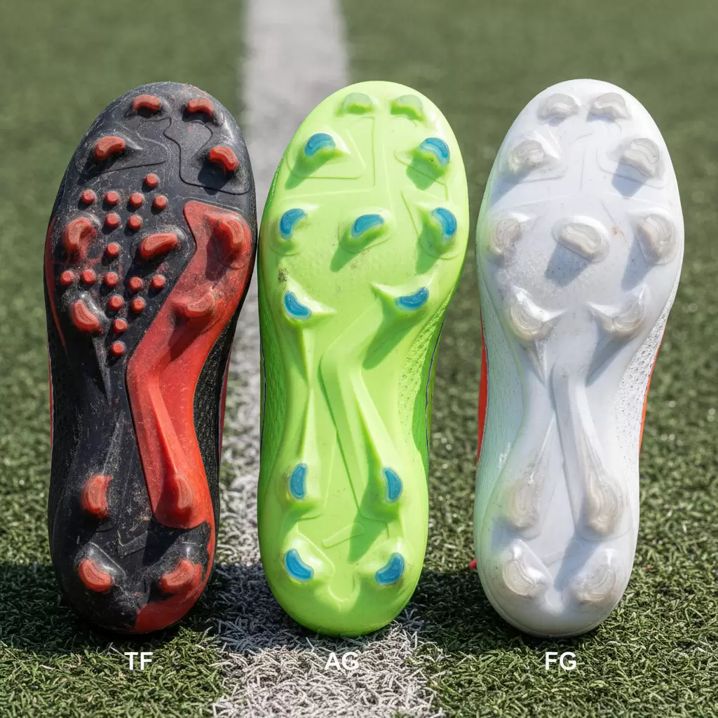 Lựa chọn đúng loại đinh giày giúp bảo vệ xương khớp và tăng độ bám sân