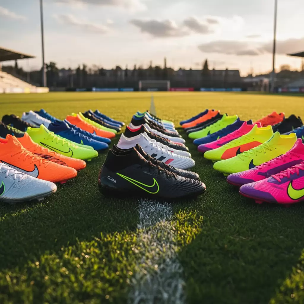 Các mẫu giày đá bóng chuyên nghiệp từ những thương hiệu hàng đầu thế giới