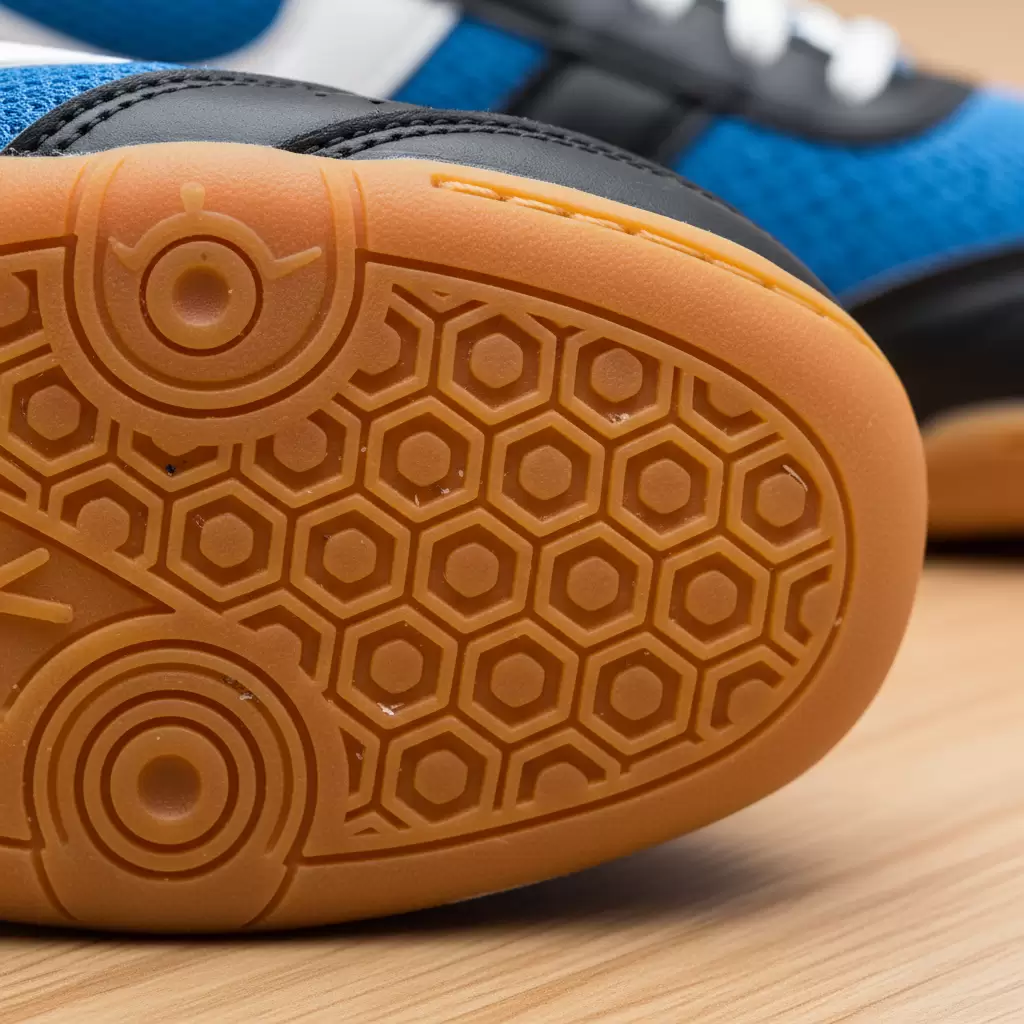 Cấu tạo đế cao su bám sân và mũi giày gia cố là hai tiêu chí quan trọng hàng đầu