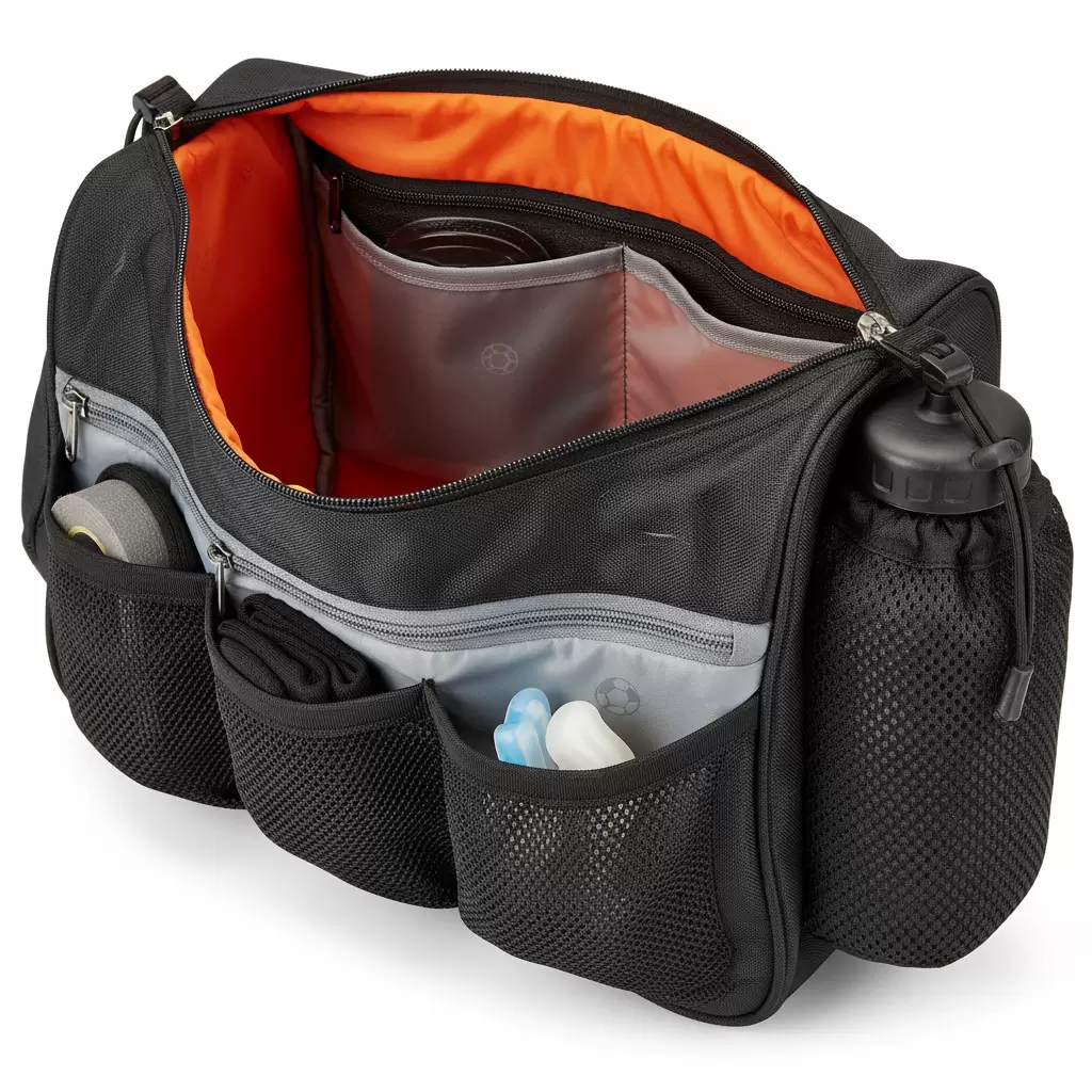 Thiết kế đa năng giúp người dùng sắp xếp phụ kiện thể thao một cách khoa học