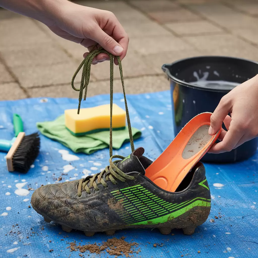 Tháo rời phụ kiện giúp không khí lưu thông vào bên trong giày tốt hơn