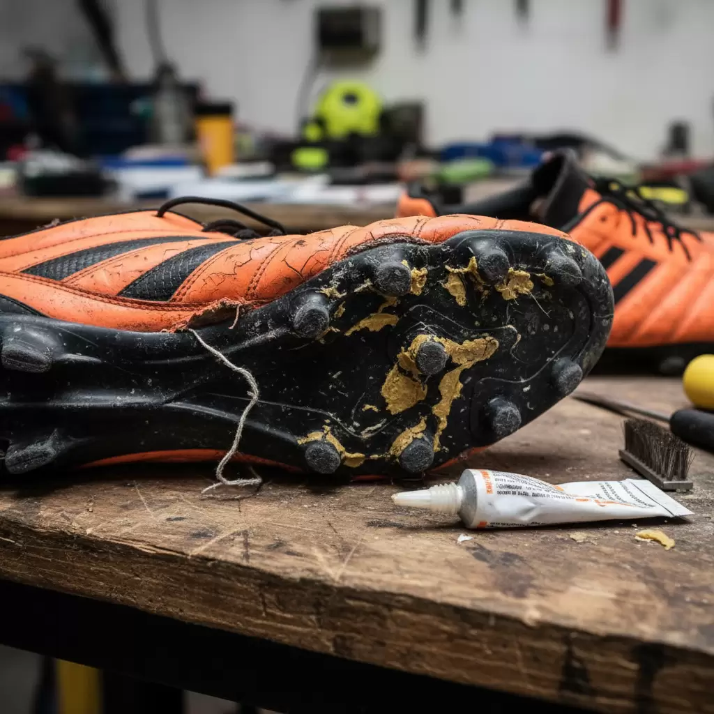 Tình trạng giày đá bóng bị hở đế phổ biến sau thời gian dài thi đấu