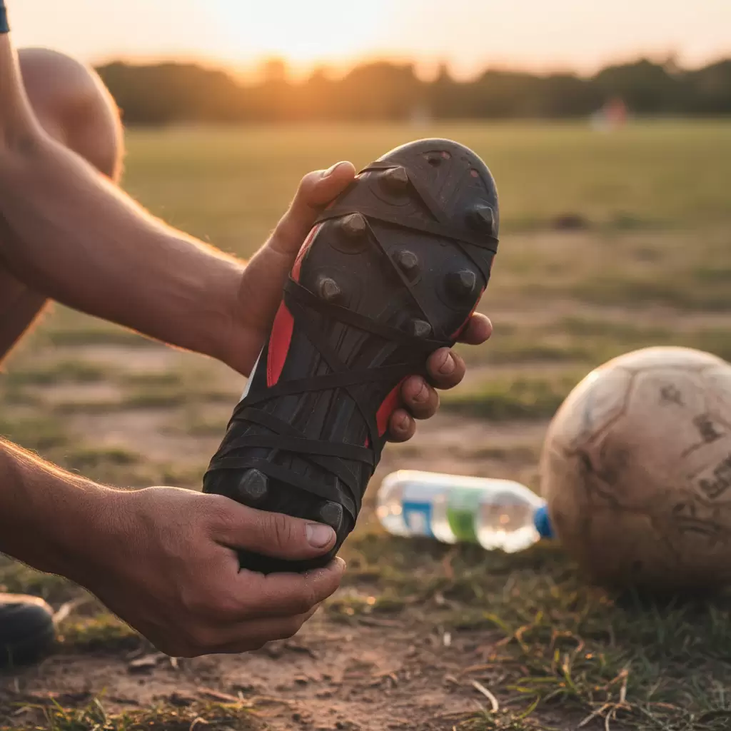 Sử dụng dây thun hoặc kẹp để duy trì áp lực giúp vết dán bền bỉ hơn