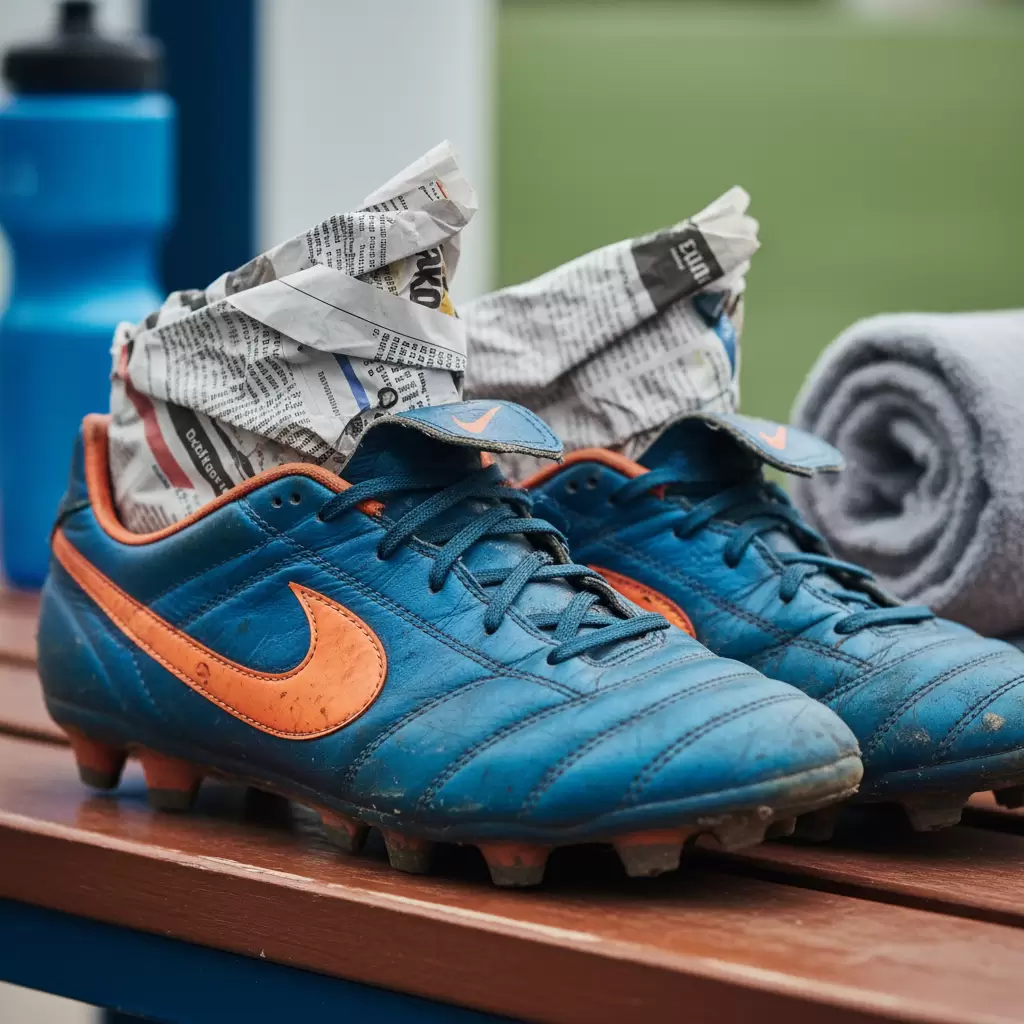 Sử dụng giấy báo cũ là cách đơn giản và hiệu quả để duy trì form dáng và hút ẩm