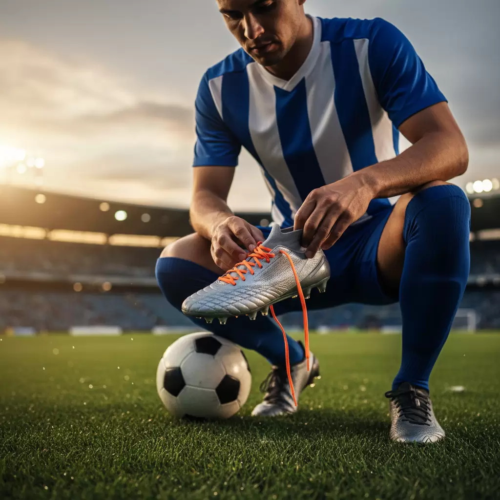 Kiểm tra tình trạng giày đá bóng thường xuyên là việc làm cần thiết để đảm bảo hiệu suất thi đấu