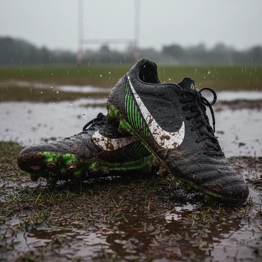 Hạn chế sử dụng giày da thật dưới trời mưa lớn để tránh làm hỏng cấu trúc sợi da