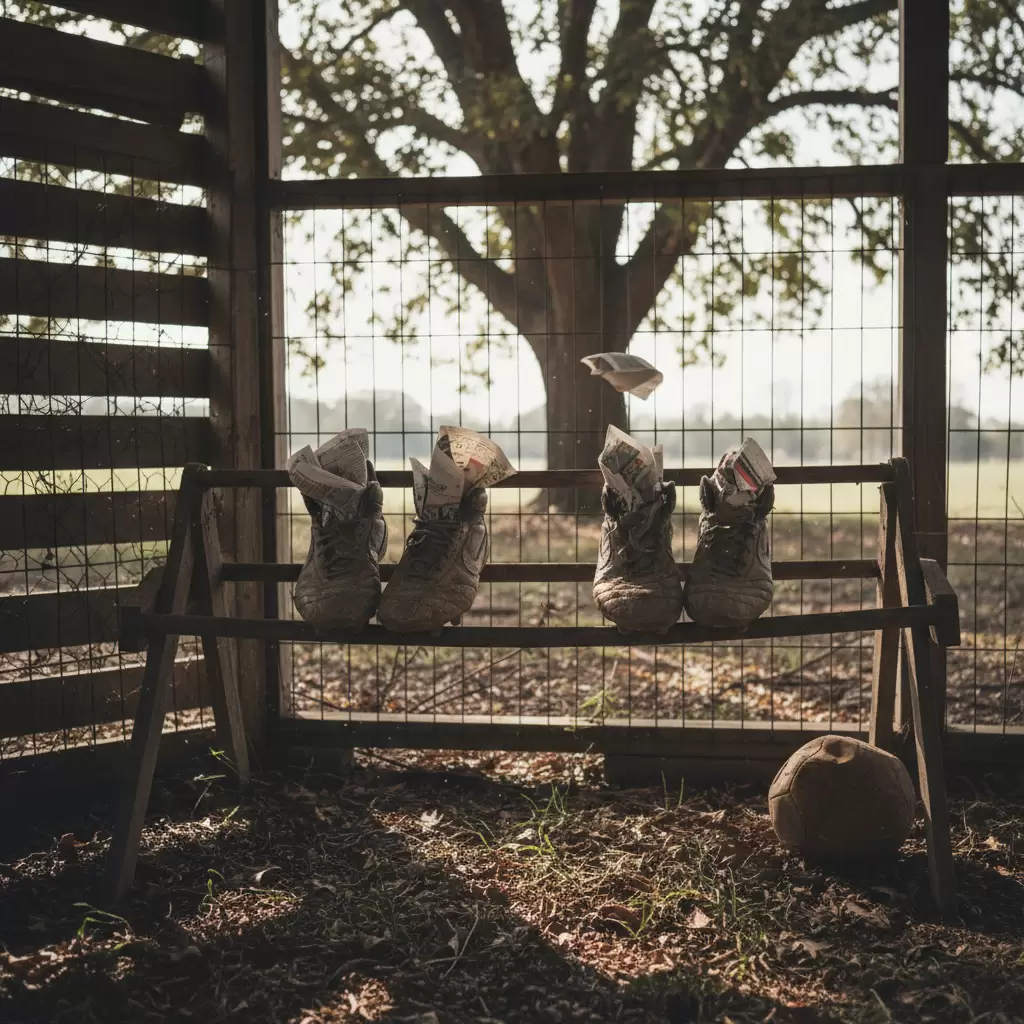 Phơi giày ở nơi thoáng mát và sử dụng giấy hút ẩm là cách bảo quản tối ưu