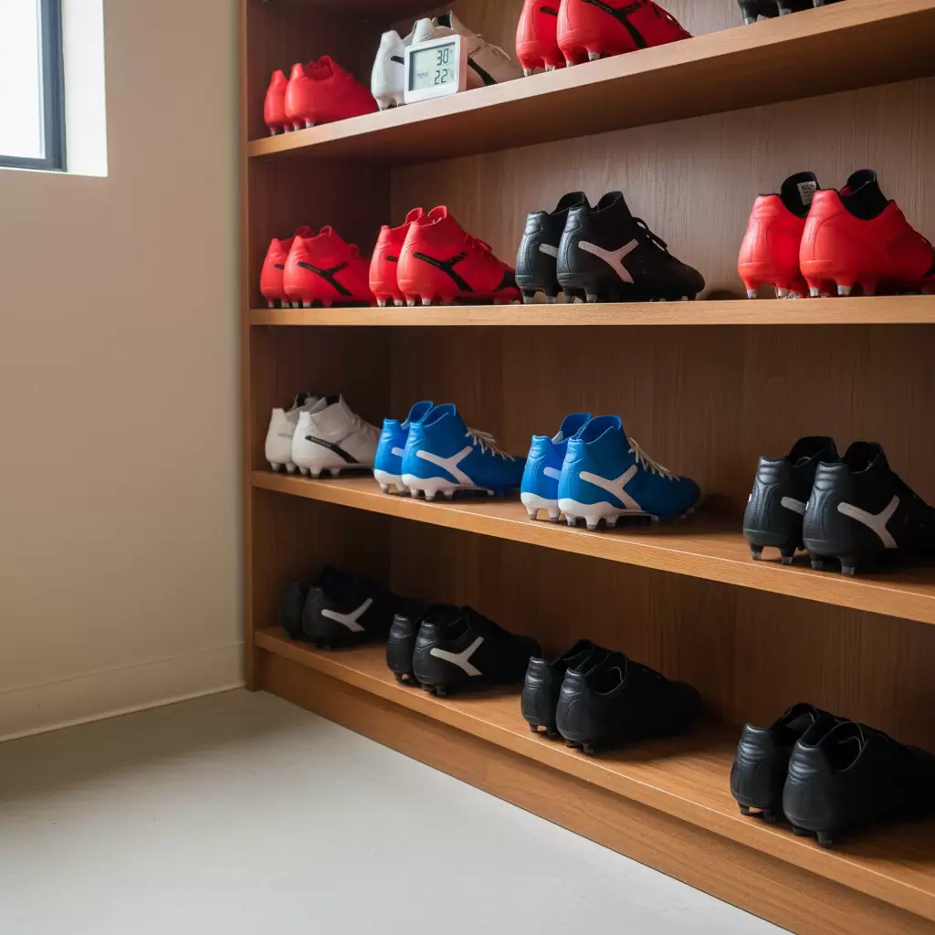 Bảo quản giày ở nơi khô thoáng giúp ngăn ngừa tình trạng nổ da hiệu quả