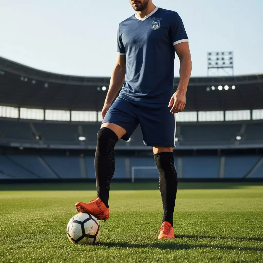 Vớ chống trượt là phụ kiện thiết yếu giúp cầu thủ duy trì sự ổn định trong suốt trận đấu