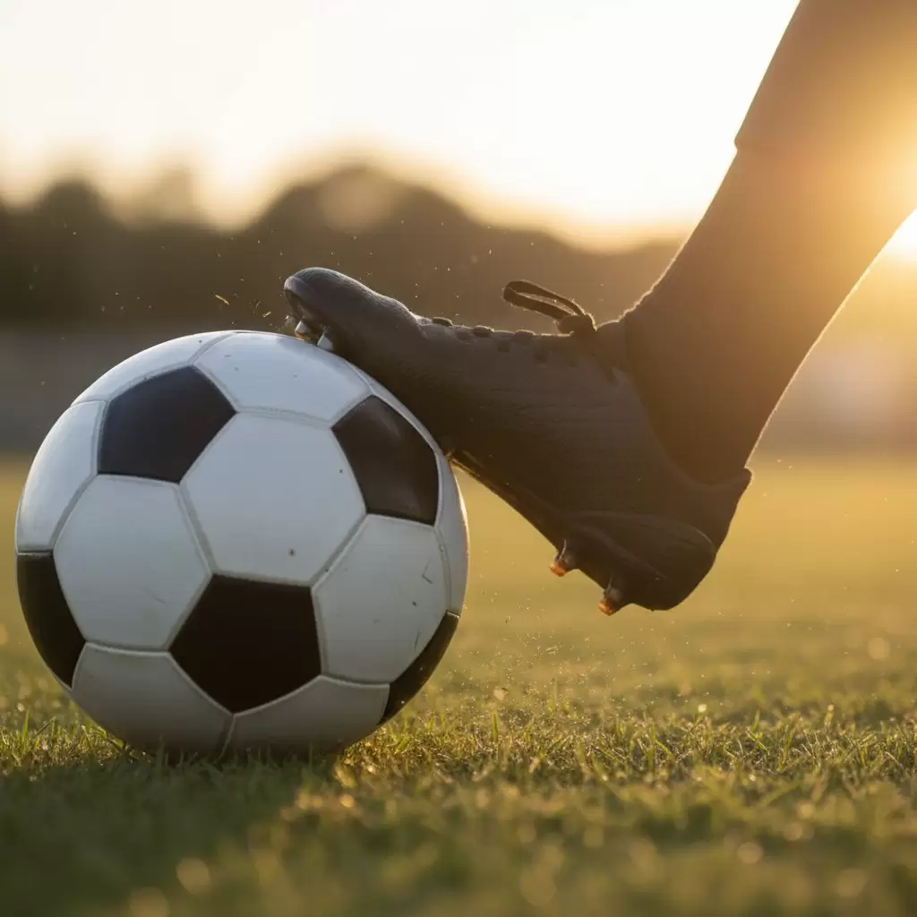 Điểm tiếp xúc chuẩn xác giữa lòng bàn chân và bóng quyết định độ xoáy