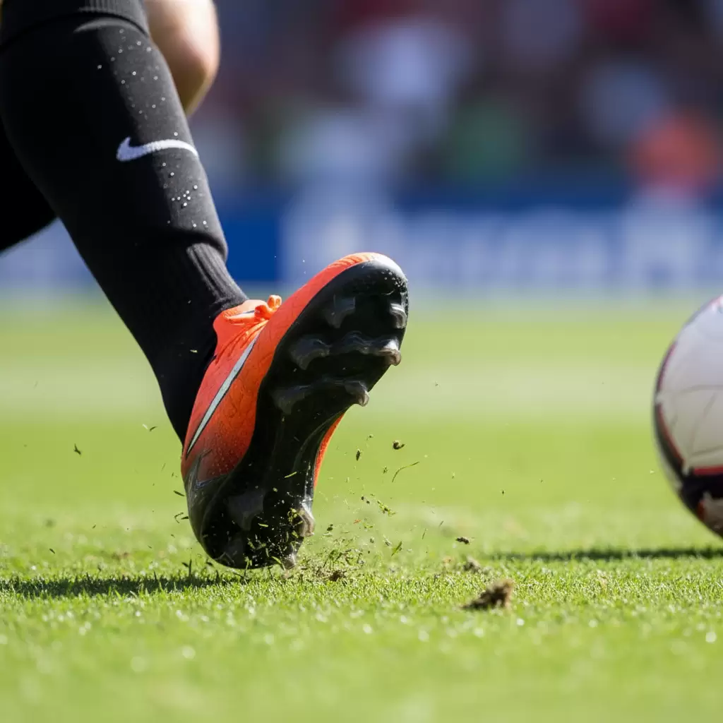 Vị trí đặt chân trụ chuẩn xác là nền tảng cho một cú sút phạt thành công