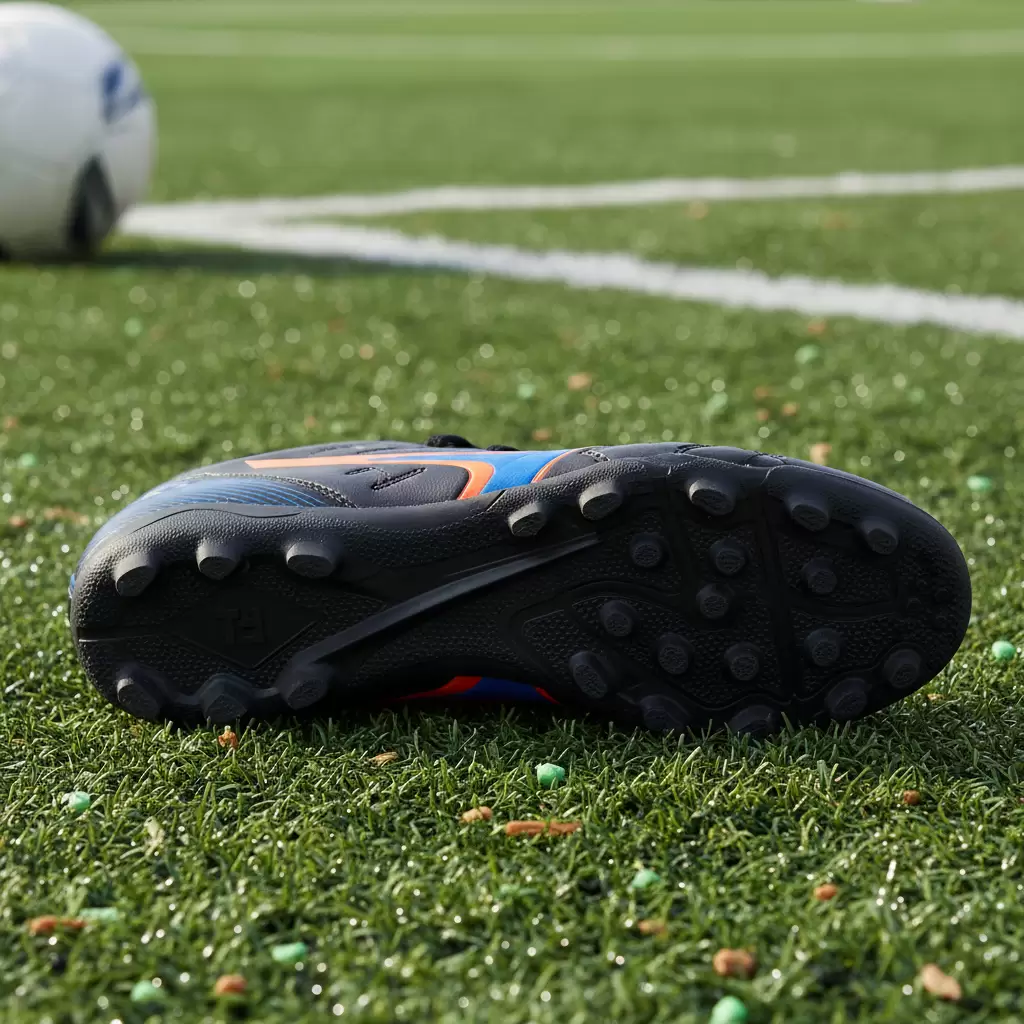 Lựa chọn giày phù hợp giúp tăng độ ổn định cho chân trụ khi sút phạt