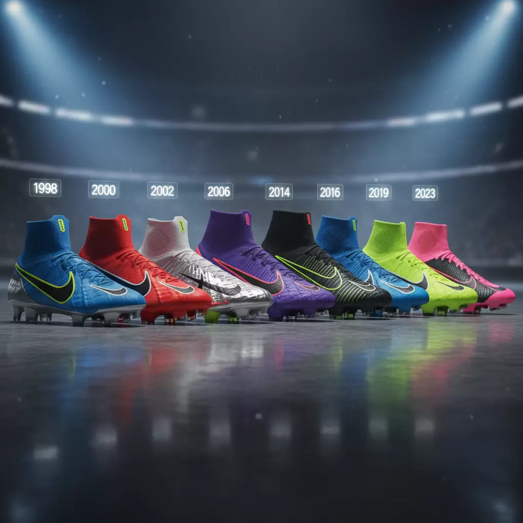Sự tiến hóa vượt bậc của dòng giày Nike Mercurial qua các thời kỳ