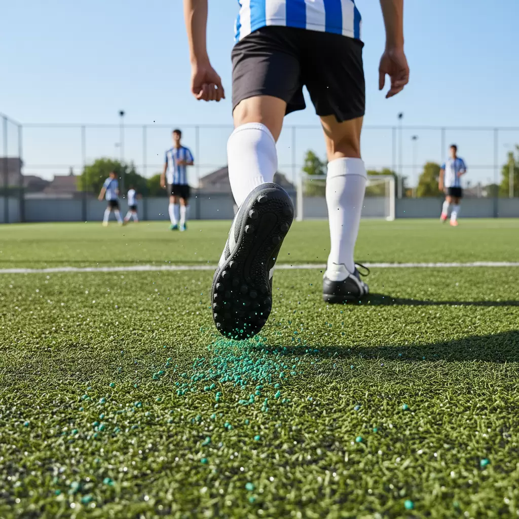Giày TF mang lại sự ổn định và êm ái tối đa trên bề mặt sân cỏ nhân tạo mini