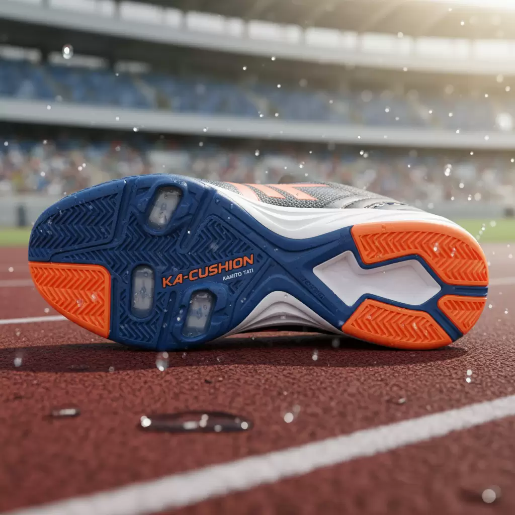 Hệ thống giảm chấn KaCushion giúp bảo vệ đôi chân cầu thủ khỏi chấn thương