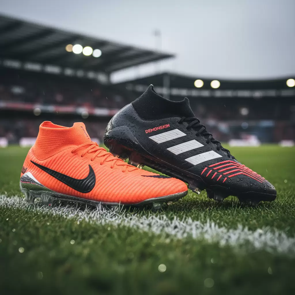 Sự đối đầu kinh điển giữa hai ông lớn Nike và Adidas trong phân khúc giày bóng đá cao cấp
