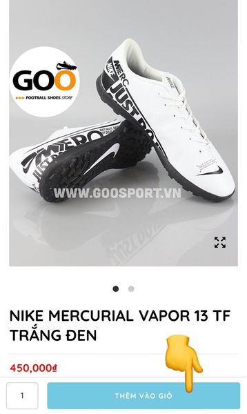 nike mercurial vapor 13 tf