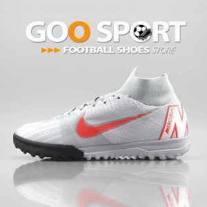 Nike Mercurial Superfly 6 TF xám đỏ