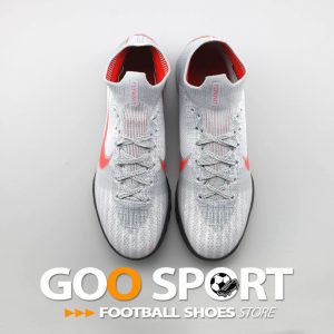 Nike Mercurial Superfly 6 TF xám đỏ
