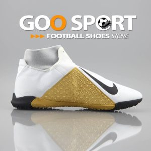 Nike Phantom Vision TF cổ cao trắng vàng