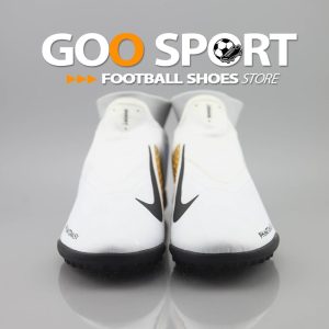 Nike Phantom Vision TF cổ cao trắng vàng