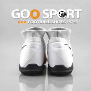 Nike Phantom Vision TF cổ cao trắng vàng