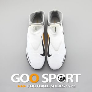 Nike Phantom Vision TF cổ cao trắng vàng