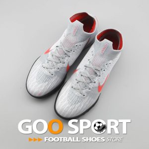 Nike Mercurial Superfly 6 TF xám đỏ