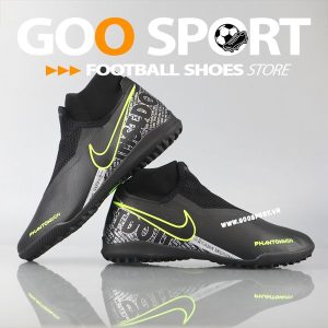 Nike Phantom Vision TF cổ cao đen full